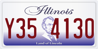 IL license plate Y354130