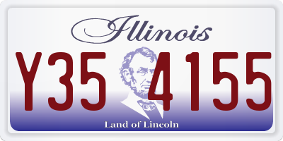 IL license plate Y354155