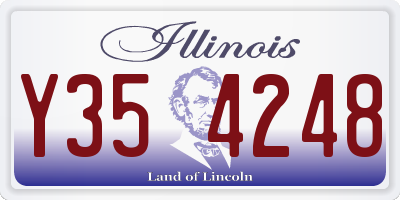 IL license plate Y354248