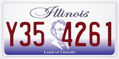 IL license plate Y354261