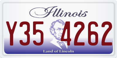 IL license plate Y354262
