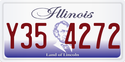 IL license plate Y354272