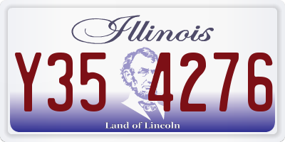 IL license plate Y354276