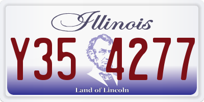 IL license plate Y354277
