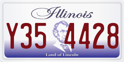IL license plate Y354428