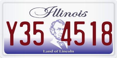 IL license plate Y354518