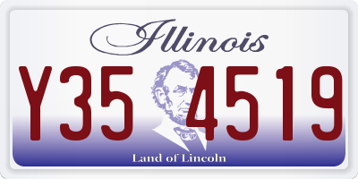IL license plate Y354519