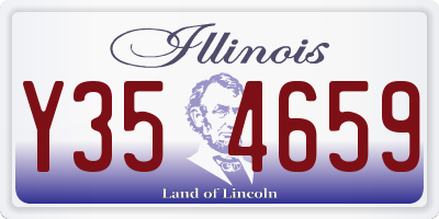 IL license plate Y354659