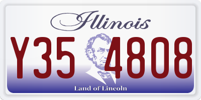 IL license plate Y354808