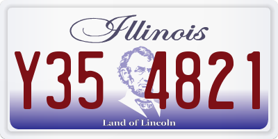 IL license plate Y354821