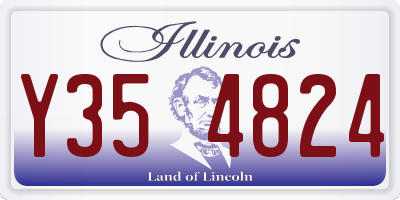IL license plate Y354824