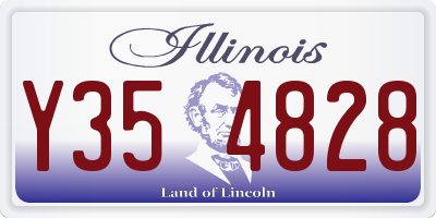 IL license plate Y354828