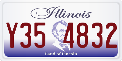 IL license plate Y354832