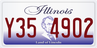 IL license plate Y354902