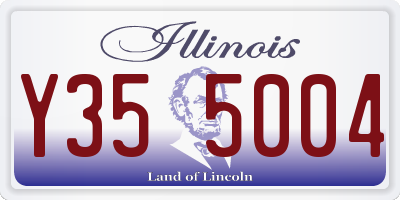 IL license plate Y355004