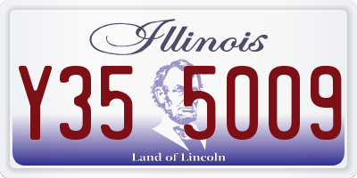 IL license plate Y355009