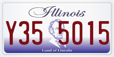 IL license plate Y355015