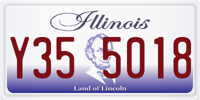 IL license plate Y355018