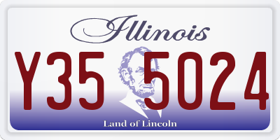 IL license plate Y355024