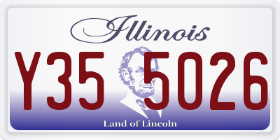 IL license plate Y355026