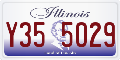 IL license plate Y355029