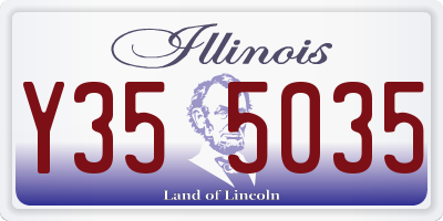IL license plate Y355035