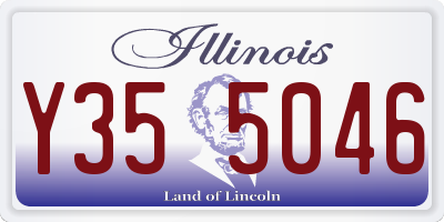IL license plate Y355046