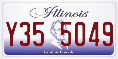 IL license plate Y355049