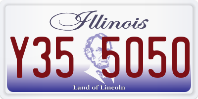 IL license plate Y355050
