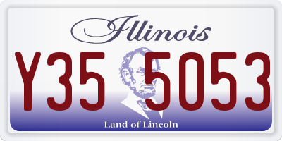 IL license plate Y355053
