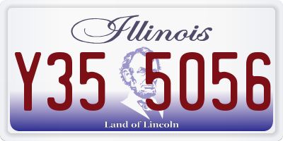 IL license plate Y355056