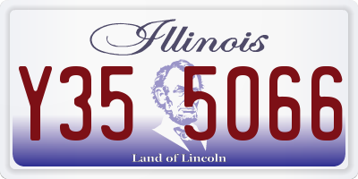 IL license plate Y355066
