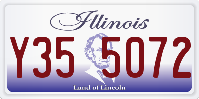 IL license plate Y355072