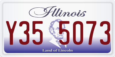 IL license plate Y355073