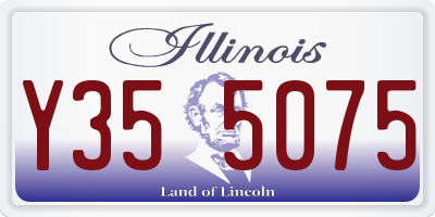 IL license plate Y355075