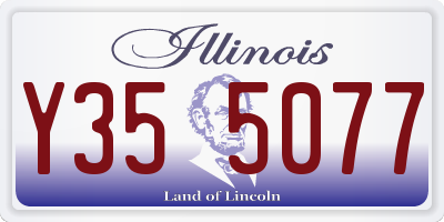 IL license plate Y355077