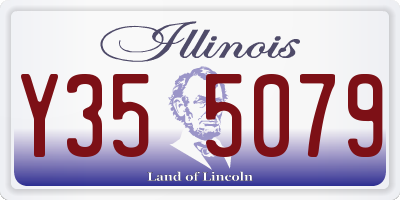 IL license plate Y355079