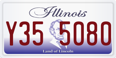 IL license plate Y355080
