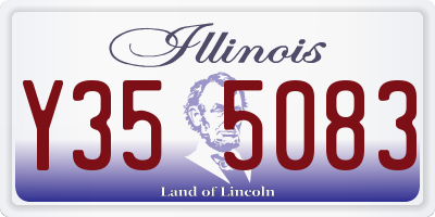 IL license plate Y355083