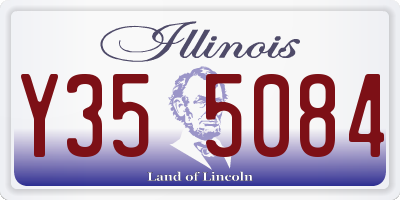 IL license plate Y355084