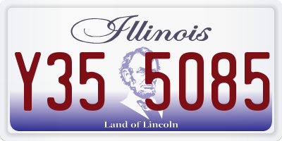 IL license plate Y355085