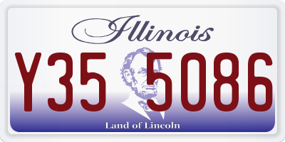 IL license plate Y355086