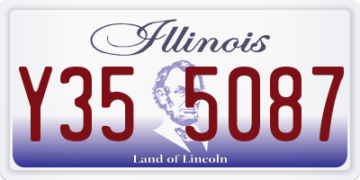 IL license plate Y355087