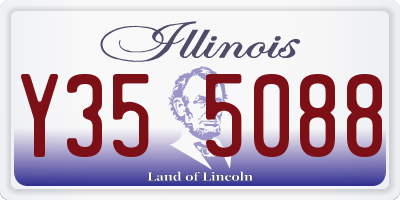 IL license plate Y355088