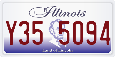 IL license plate Y355094