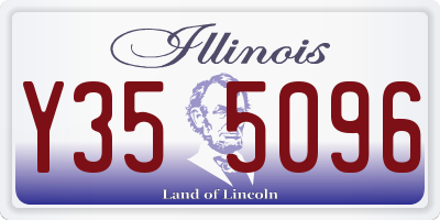 IL license plate Y355096