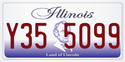 IL license plate Y355099