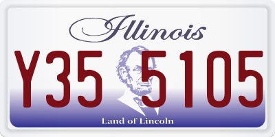 IL license plate Y355105
