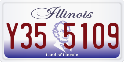 IL license plate Y355109