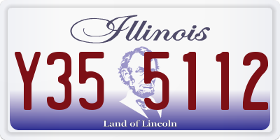 IL license plate Y355112